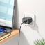 Сетевое зарядное устройство USB + кабель Lightning HOCO CS11A 2100mAh (белый)
