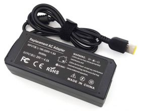 Блок питания / зарядное устройство для ноутбука Lenovo (20V 4.5A прямоугольный) ReplacementAC комплект