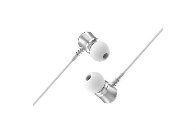Наушники вакуумные проводные HOCO M46 Jewel sound universal (серебристый)