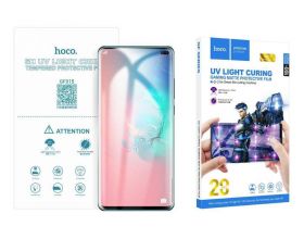 Гидрогелевая пленка HOCO GF015 UV Light curing frosted shock-proof HD glass (20 шт.) матовая