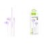 Наушники вакуумные проводные HOCO M114 Jia universal earphones with microphone (фиолетовый)