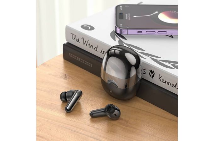 Наушники вакуумные беспроводные HOCO EQ11 Harmony true wireless BT headset (белый)
