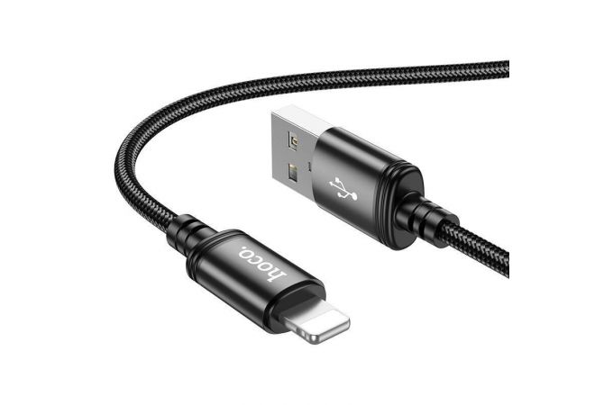 Кабель USB - Lightning HOCO X89 2,4A (черный) 2м