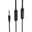 Наушники вакуумные проводные BOROFONE BM39 Refined chat universal earphones (черный)