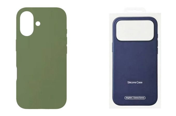 Чехол для iPhone 17 (6,3) Silicone Case Soft Touch MagSafe Light Moss (светло зеленый мох)