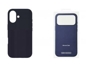 Чехол для iPhone 17 (6,3) Silicone Case Soft Touch MagSafe Black (черный)